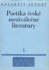 FOTO: Poetika české meziválečné literatury